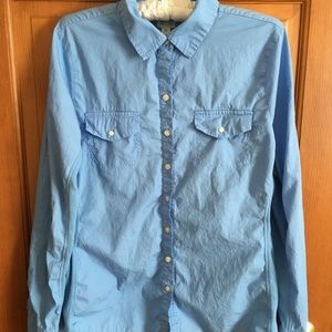 XL Converse Blue Button-Down Shirt